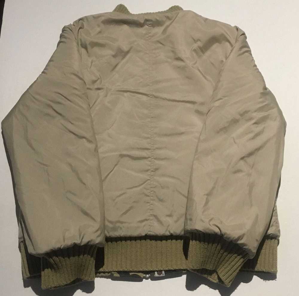 Bape Bape reversible camo heavy bomber jacket - image 3