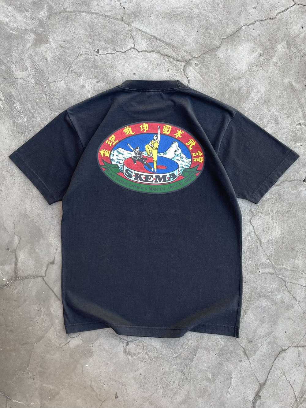 Rare × Vintage S•K•E•M•A Faded Vintage T-Shirt 90s - image 1