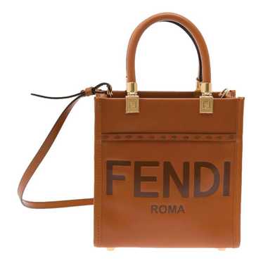 Fendi Sunshine leather handbag