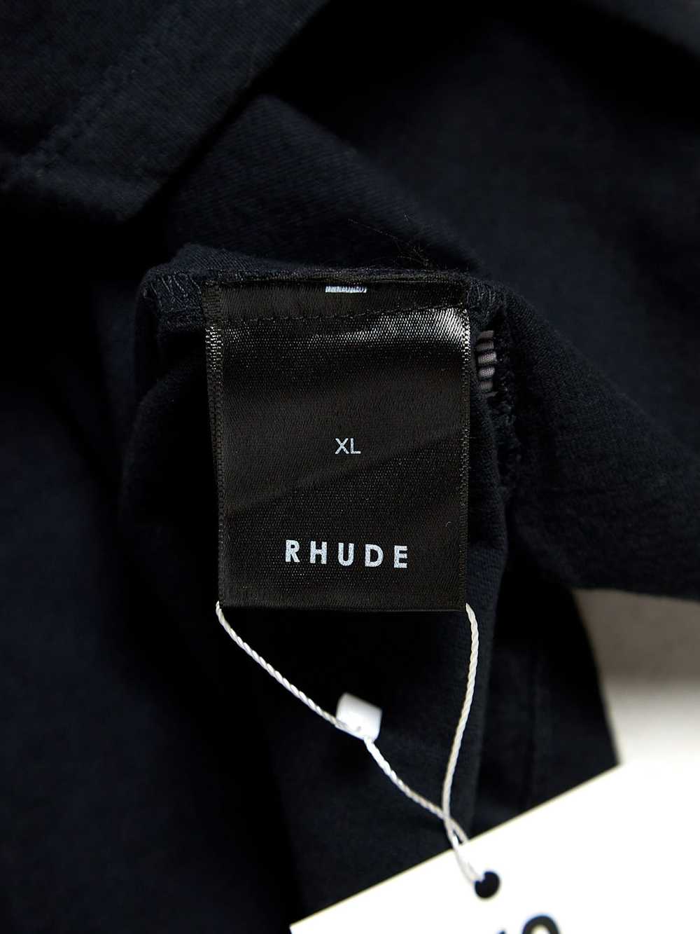 Rhude Black Faded Logo and Bird Printed Oversized… - image 4