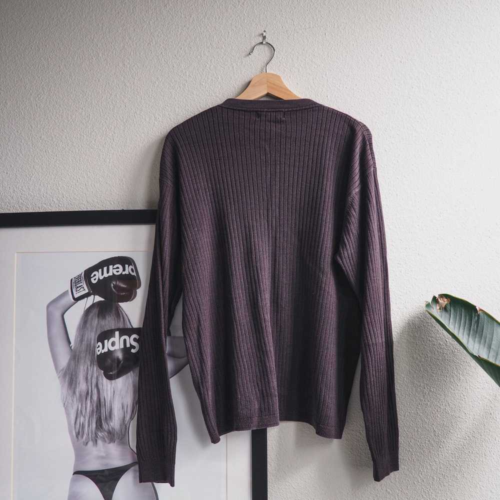 Vintage Baracuta Sweater Men's Large Brown Silk R… - image 5