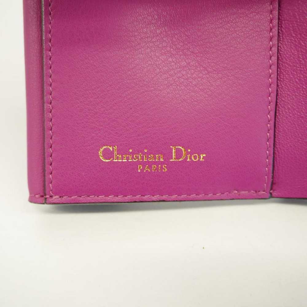 Dior Christian Dior Tri-fold Wallet Leather Black… - image 4