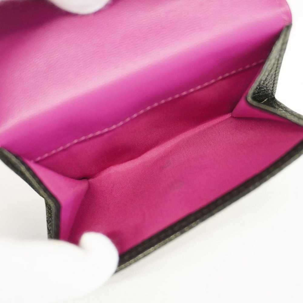 Dior Christian Dior Tri-fold Wallet Leather Black… - image 7