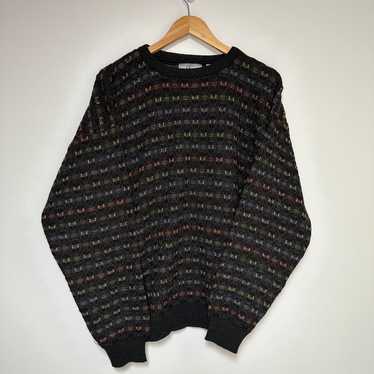 Vintage Knit Sweater 90s Grandpa Sweatshirt Vtg Re