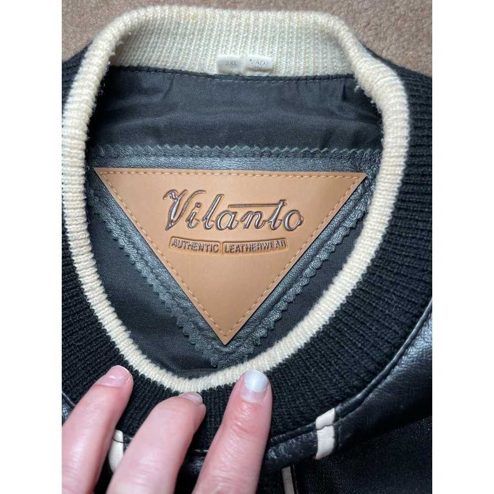 Vintage Vilanto Authentic Leather Mens 2XL Leathe… - image 3