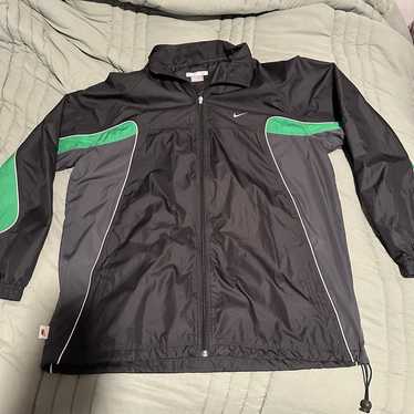 Vintage Green and Black Nike Jacket