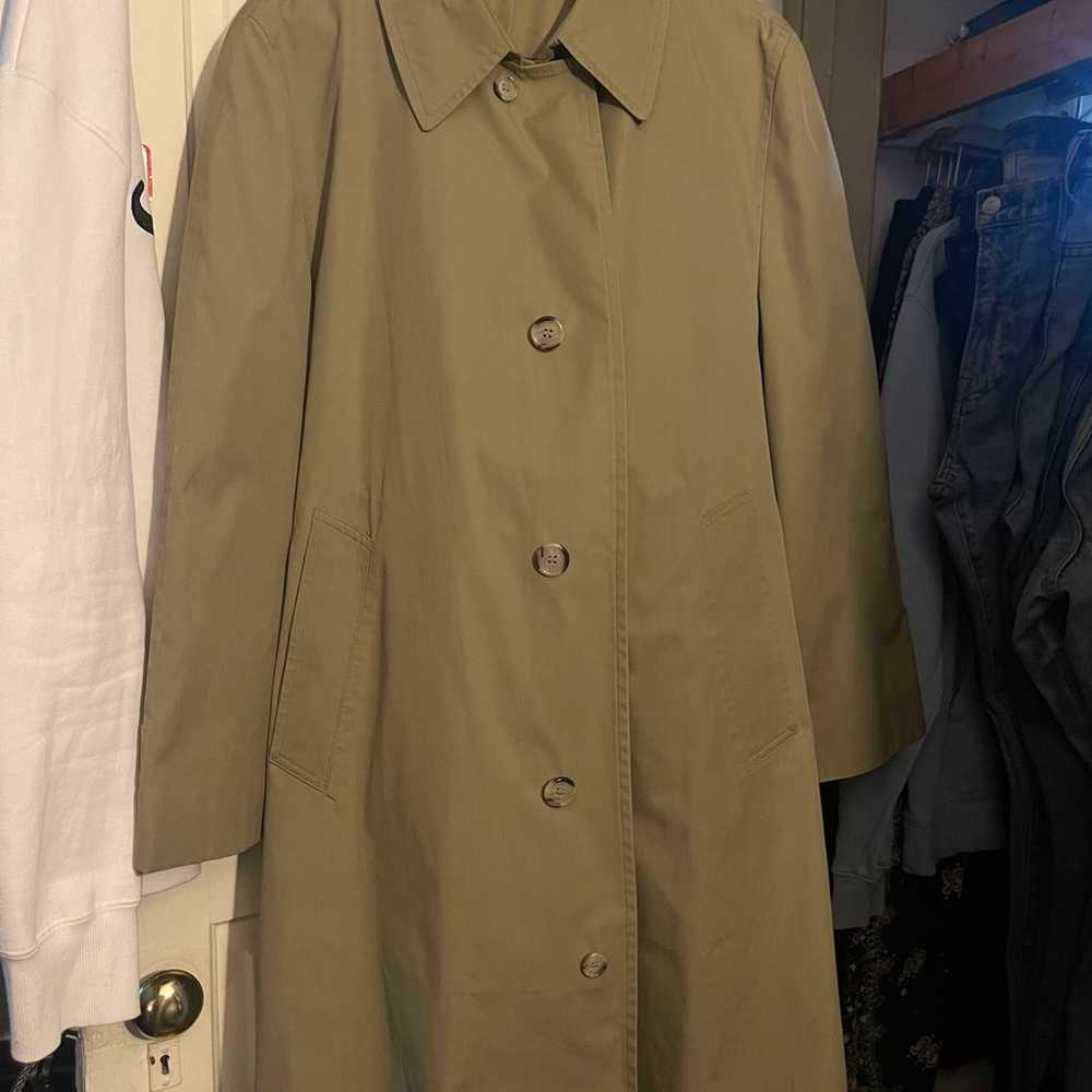 Dark beige trench coat - image 1