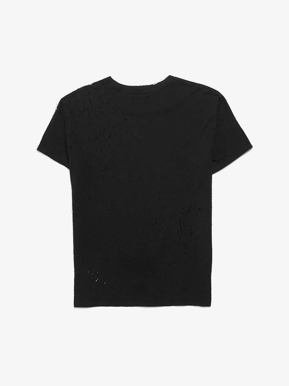 Amiri Black Gun Distressed Cotton T Shirt - image 2
