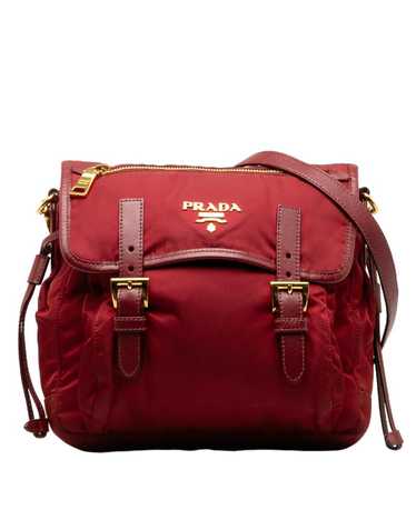 Prada Rose Gold Tessuto Messenger Bag in AB Condi… - image 1