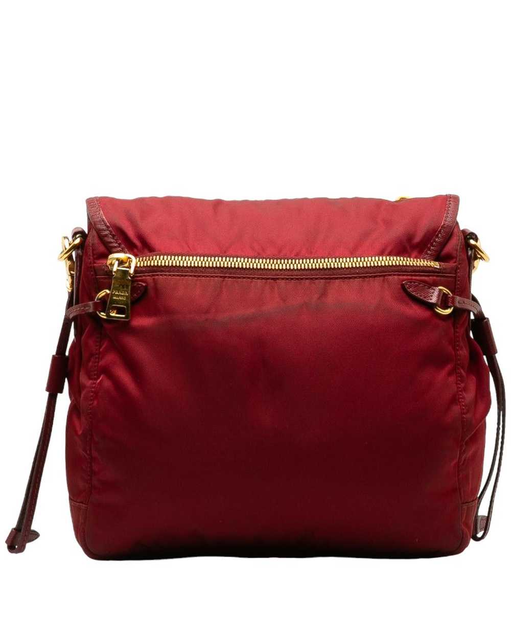 Prada Rose Gold Tessuto Messenger Bag in AB Condi… - image 3