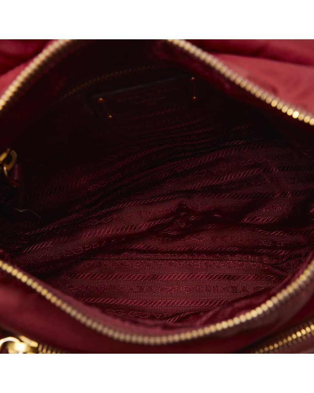 Prada Rose Gold Tessuto Messenger Bag in AB Condi… - image 5