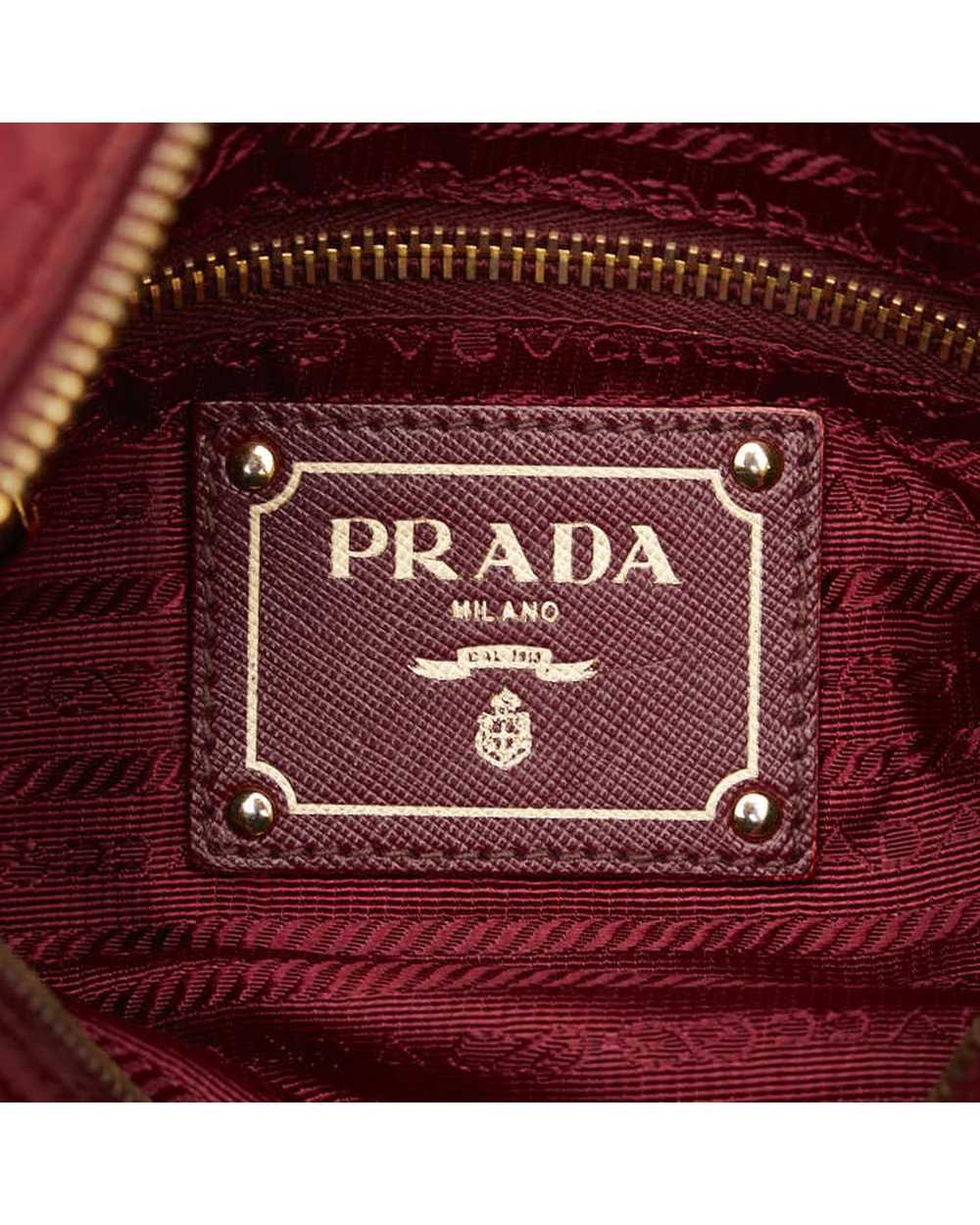 Prada Rose Gold Tessuto Messenger Bag in AB Condi… - image 7