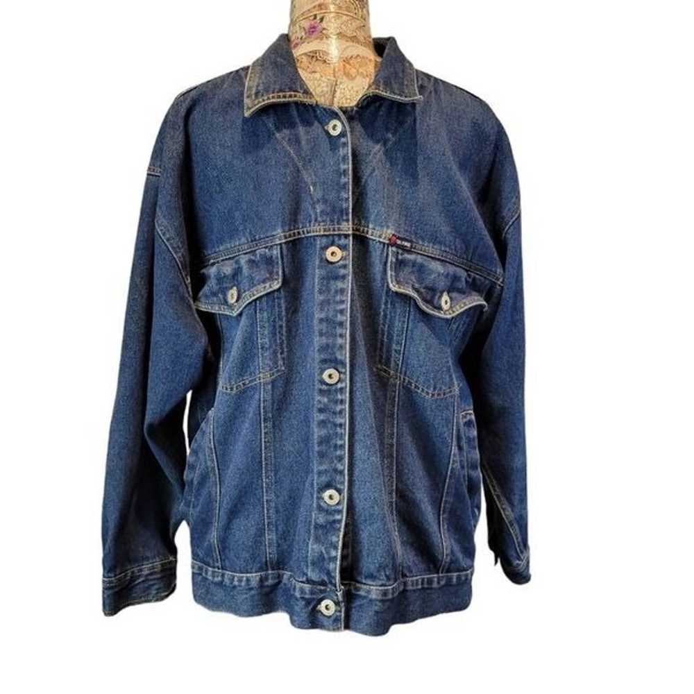 On Fire Jeans Vintage Streetwear Blue Denim Cotto… - image 11