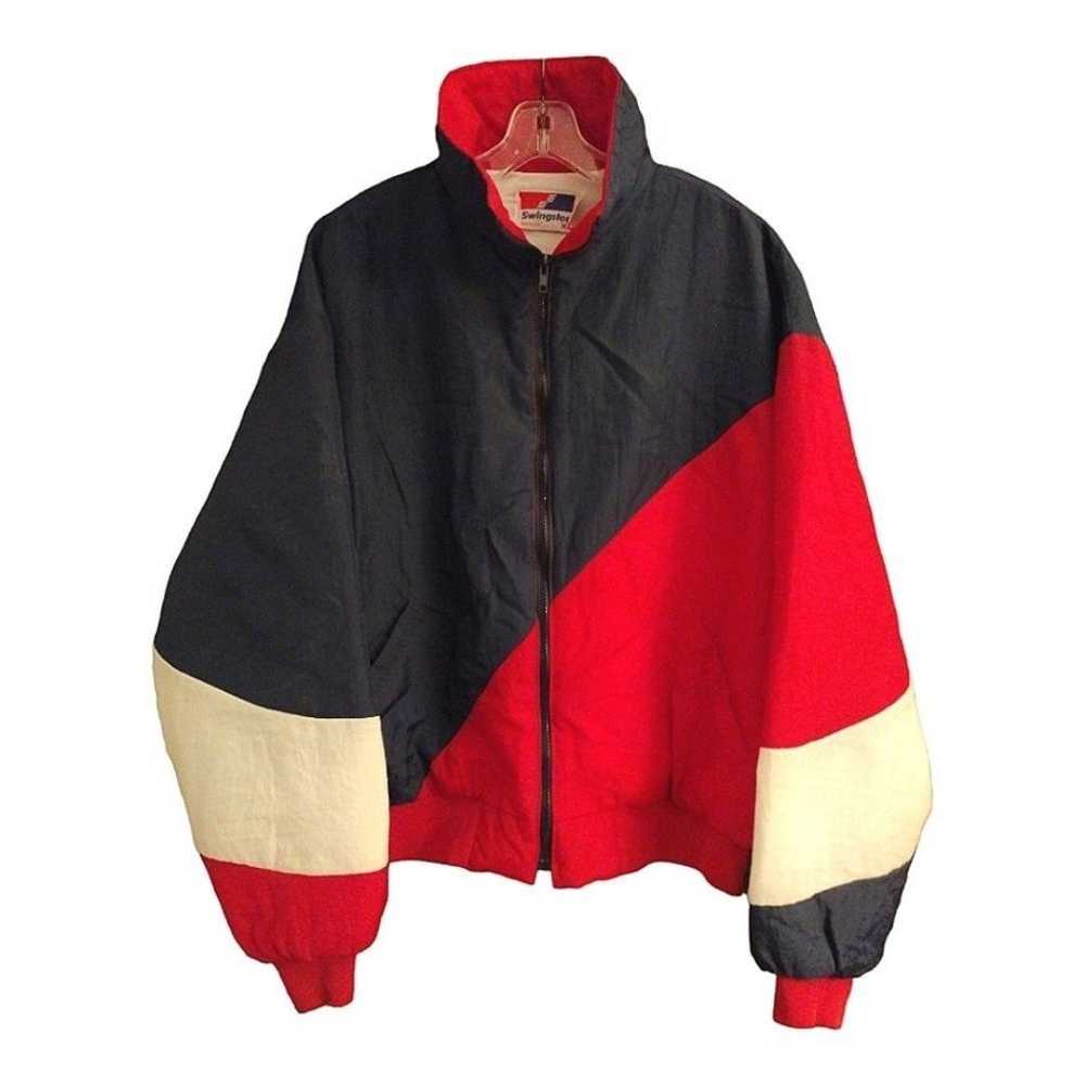 VTG 80's/90s Swingster Colorblock Puffer Jacket, … - image 1
