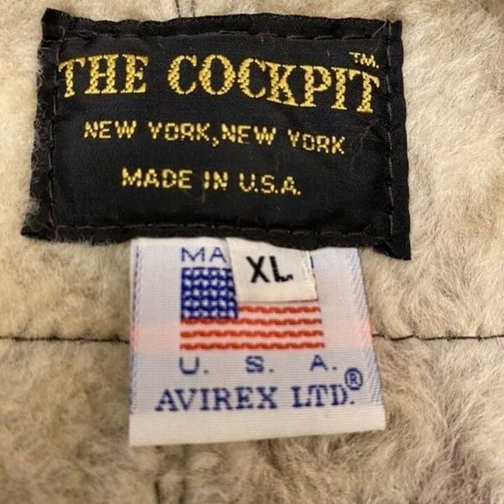 THE COCKPIT NEW YORK U.S.A. Avirex LTD. Brown Rea… - image 5