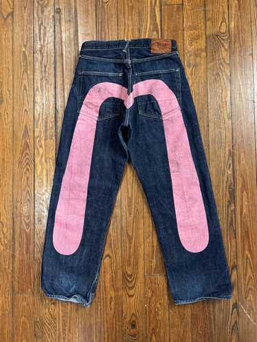 Evisu × Vintage Evisu Diacock Jeans Pink Y2K Baggy