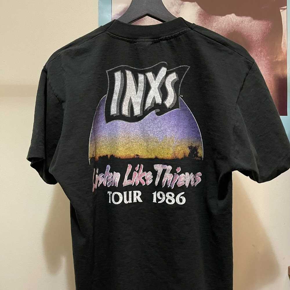 Band Tees × Vintage 1986 INXS “Listen Like Thieve… - image 2