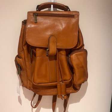 genuine leather backpack