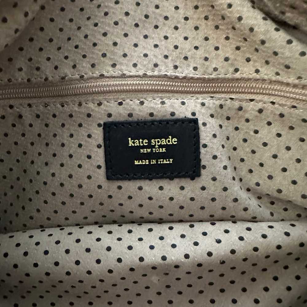 Kate Spade Red suede original shoulder handbag Pa… - image 10