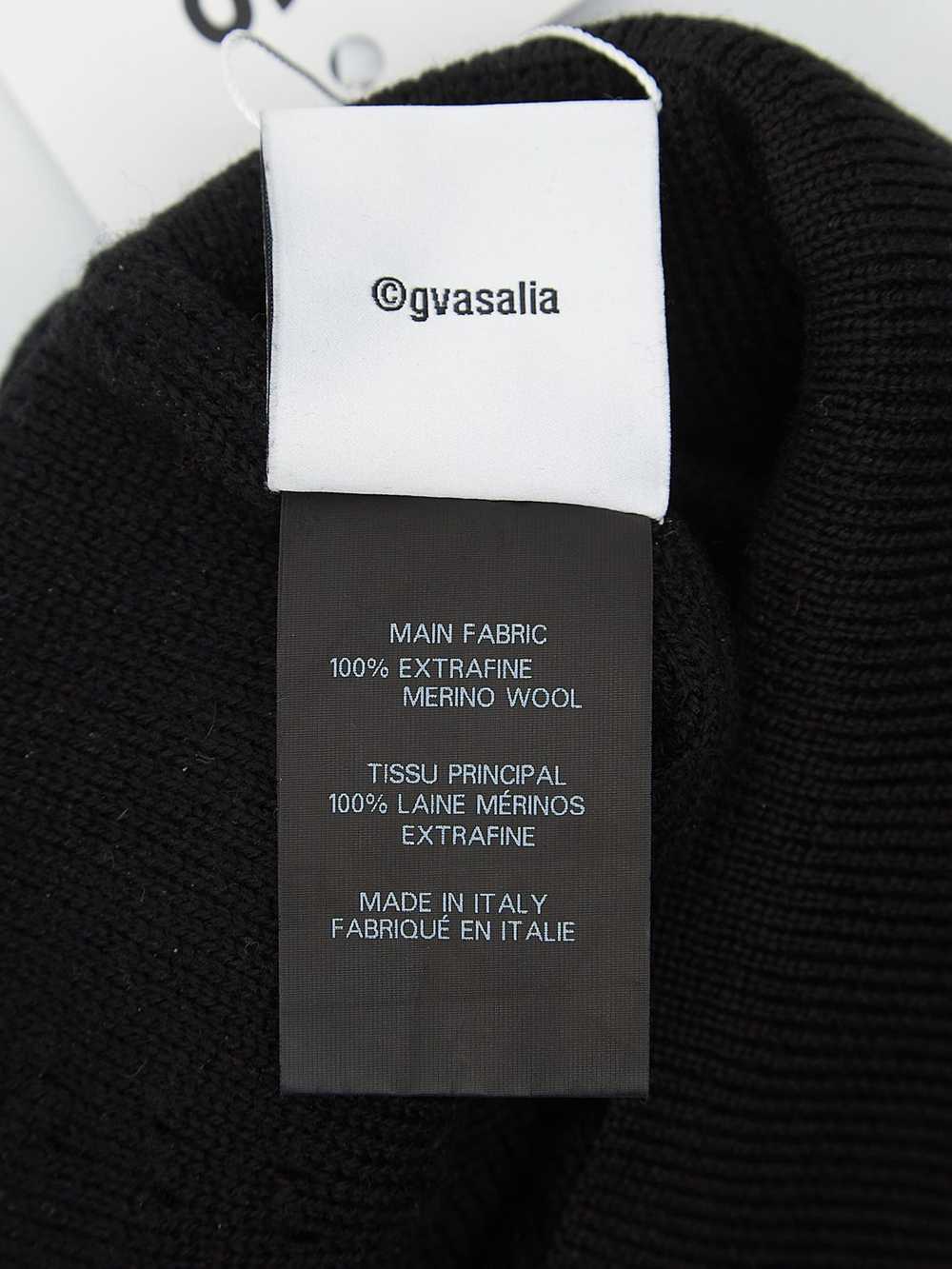 Vetements Black Haute Couture Embossed Wool Beanie - image 3