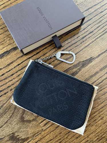 Louis Vuitton LV Damier Geant Black Key Card Case 