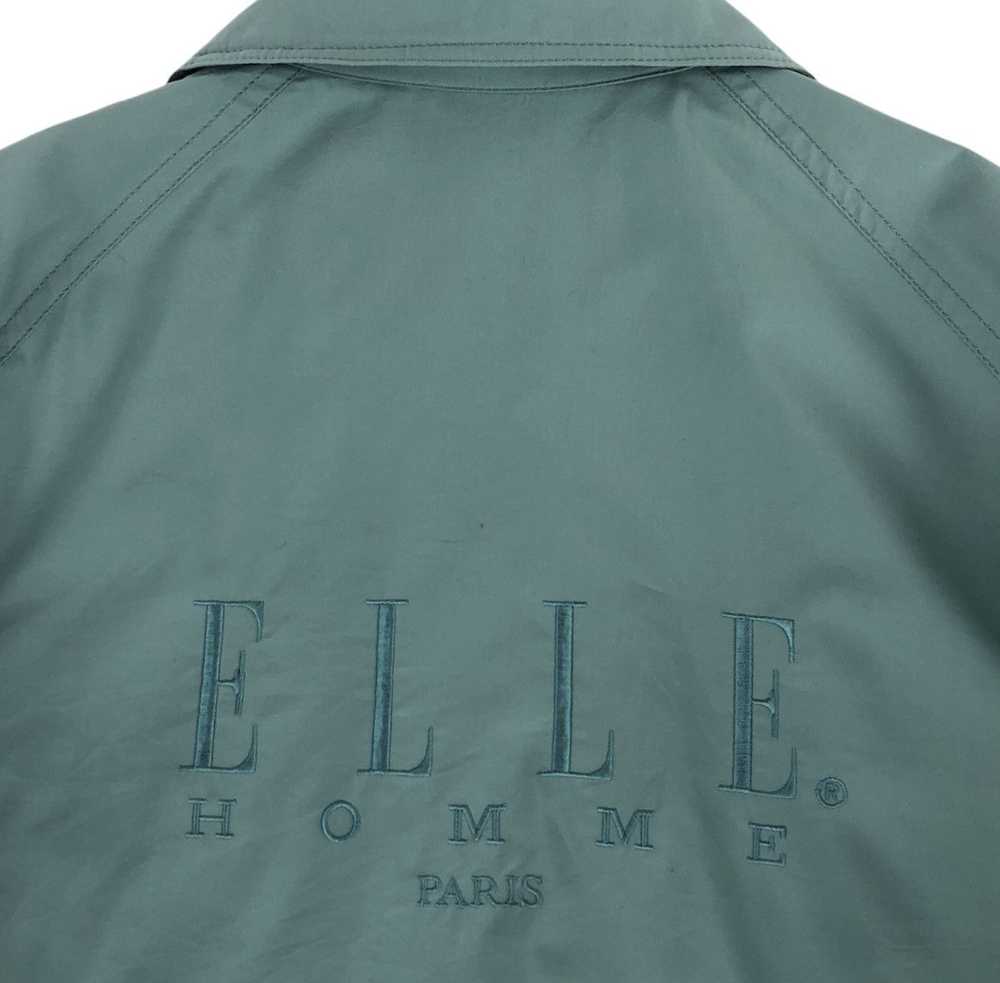 Japanese Brand Vintage ELLE Homme Paris Lined Qui… - image 6