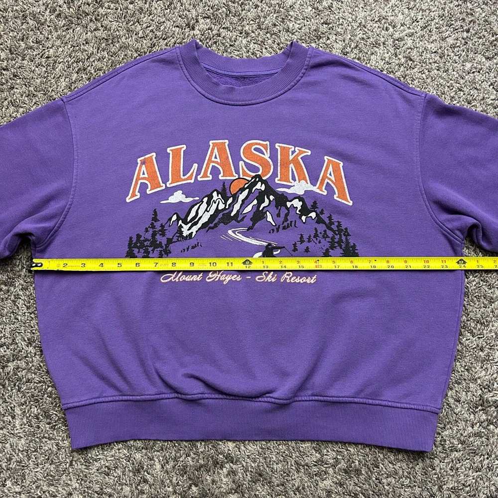 H&M × Streetwear Alaska Sweatshirt Crewneck Pullo… - image 3