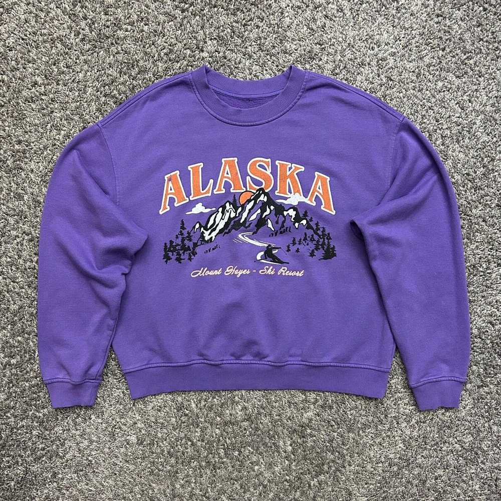 H&M × Streetwear Alaska Sweatshirt Crewneck Pullo… - image 9