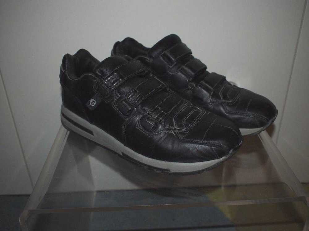 Royal Elastics Black Leather Sneaker Shoe Low sz.… - image 1