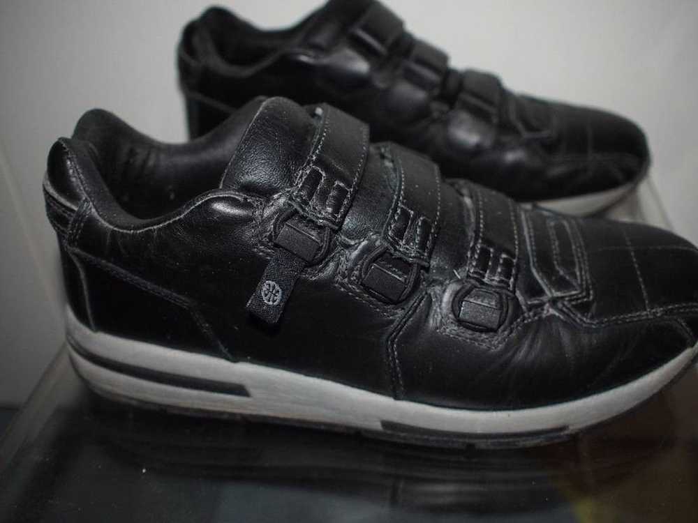 Royal Elastics Black Leather Sneaker Shoe Low sz.… - image 3