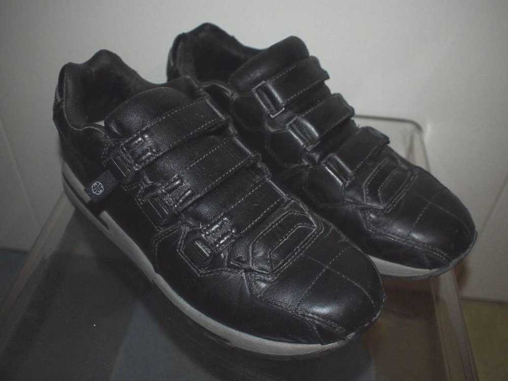 Royal Elastics Black Leather Sneaker Shoe Low sz.… - image 6