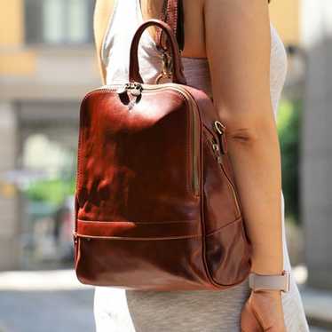 Leather Backpack, Handmade Backpack, Leather Bag,… - image 1
