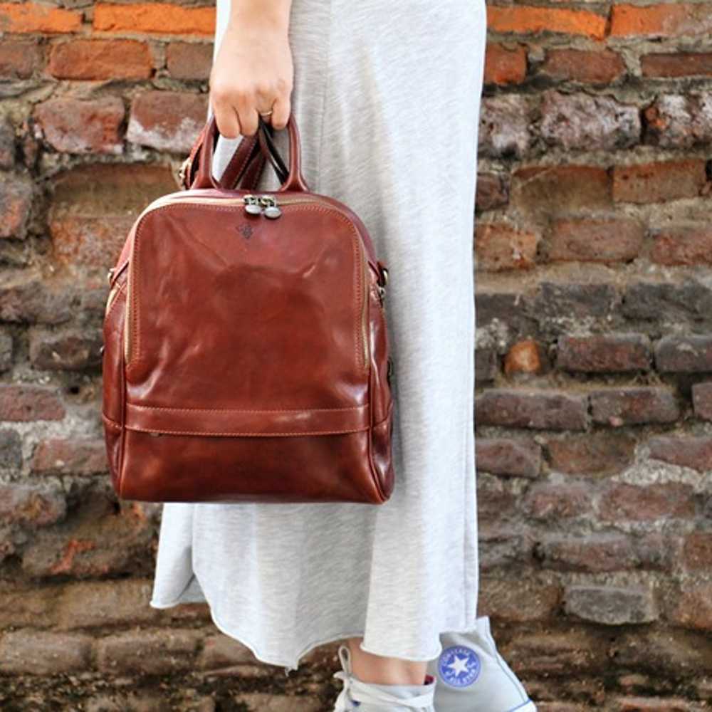 Leather Backpack, Handmade Backpack, Leather Bag,… - image 2