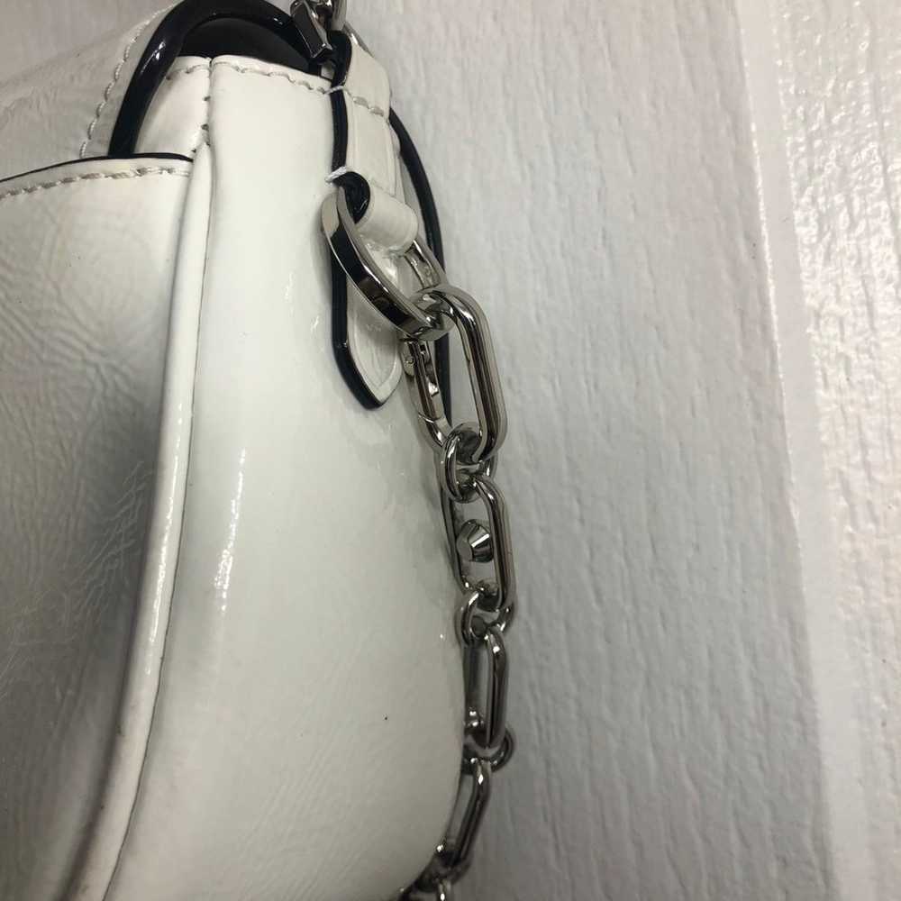 Michael Kors purse White MK Leather hangbag - image 5