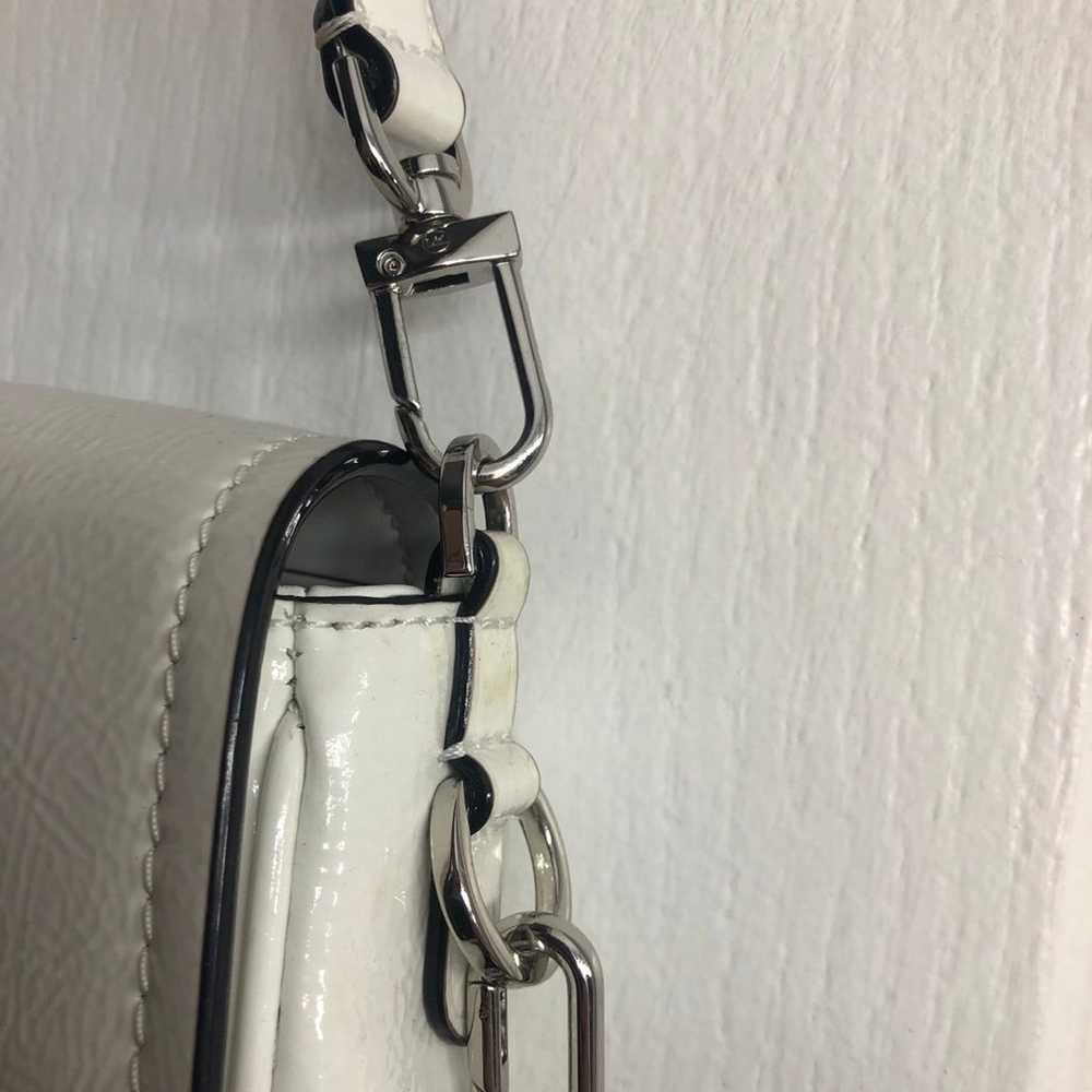 Michael Kors purse White MK Leather hangbag - image 6