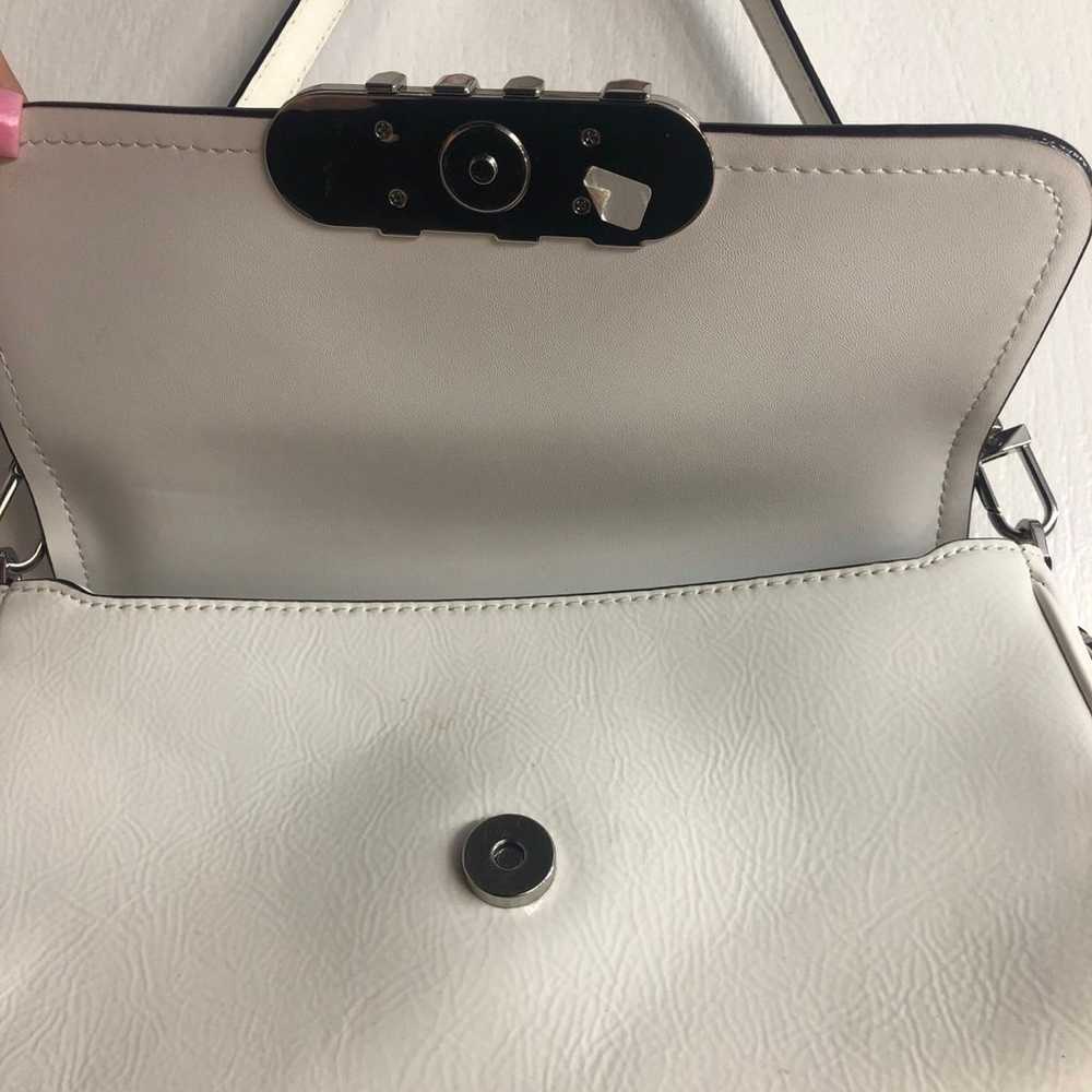 Michael Kors purse White MK Leather hangbag - image 8