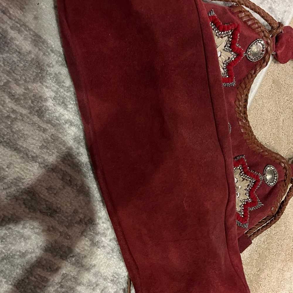 Bohemian Suede Red Seeing Stars - image 4