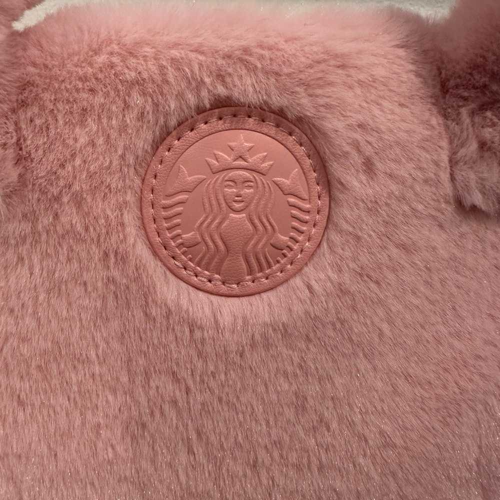 Starbucks Korea 2024 Be Mine Pink Fur Tote Bag - image 2