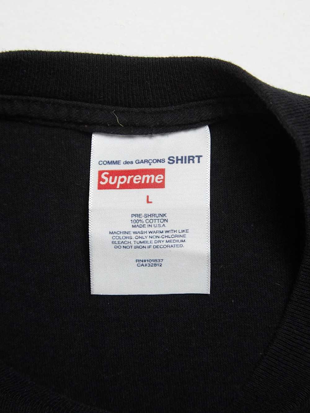 Supreme Black Reverse Box Logo Printed Cotton T-S… - image 4