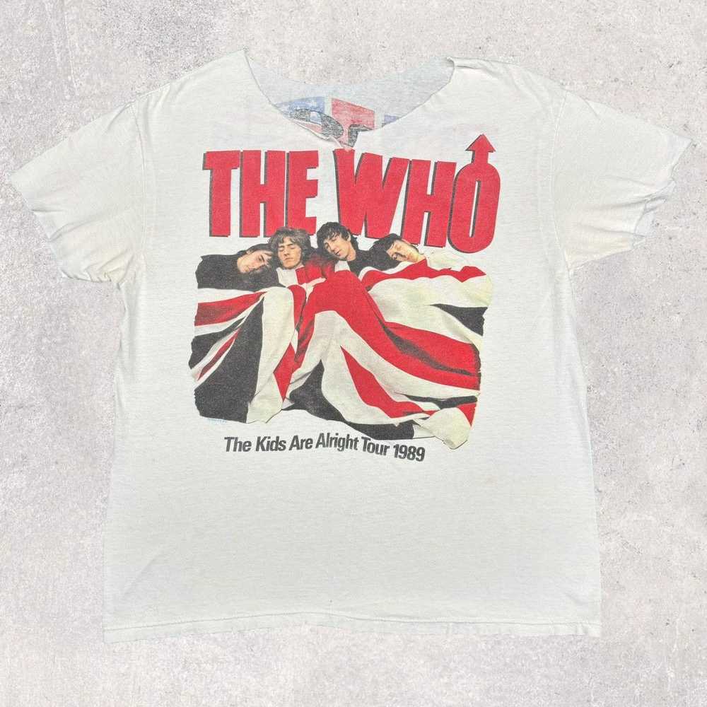 Band Tees × Vintage 1980s Vintage The Who Band T-… - image 1