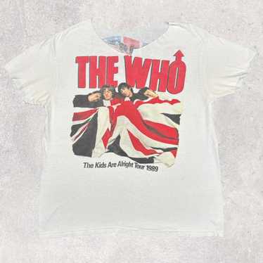 Band Tees × Vintage 1980s Vintage The Who Band T-… - image 1