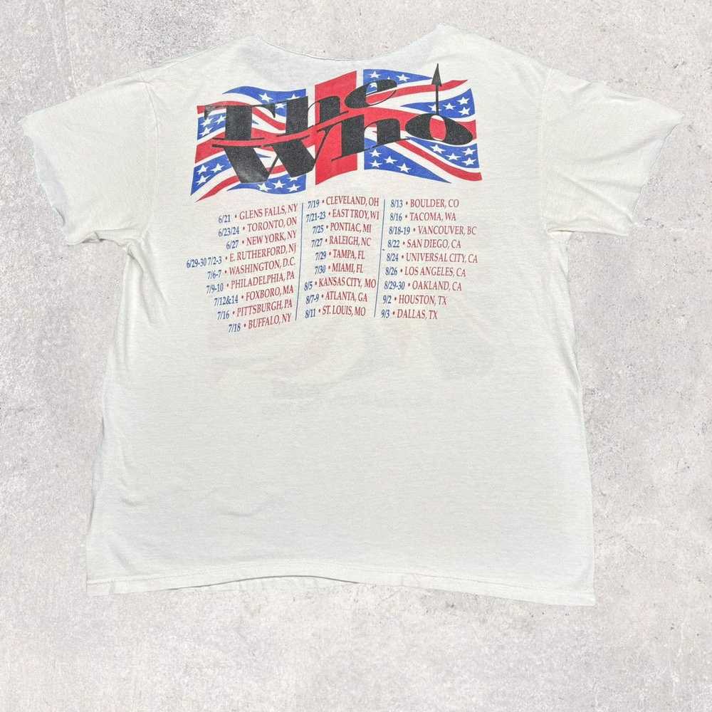 Band Tees × Vintage 1980s Vintage The Who Band T-… - image 2