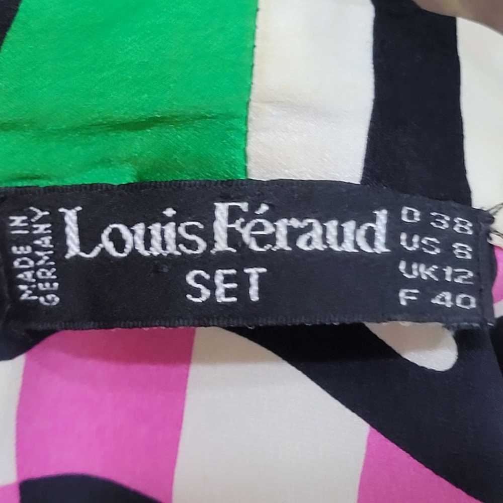 Louis Feraud × Vintage Vintage 80s 100% Silk Blou… - image 3