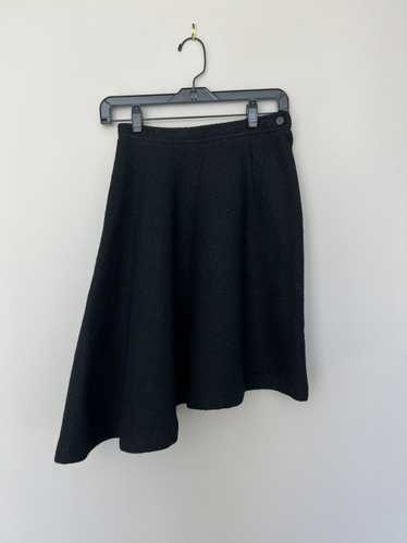 Comme des Garcons Asymmetric Wool Skirt
