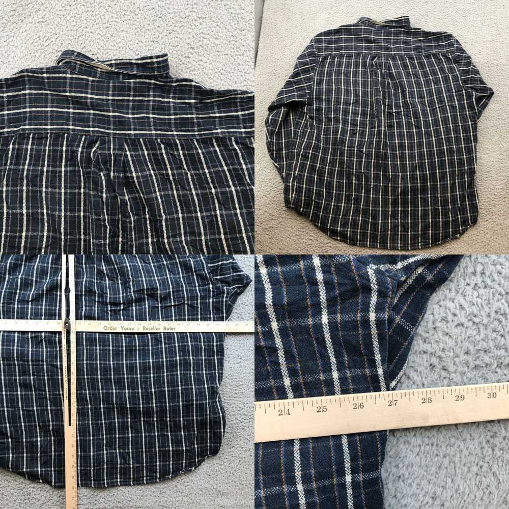 Vintage Structure Shirt Adult XL Blue Check Super… - image 4