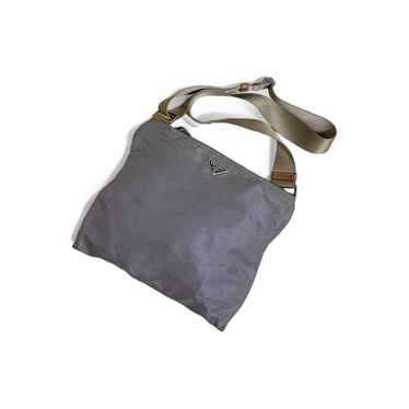 Prada Prada - Tesuto nylon grey shoulder bag cros… - image 1