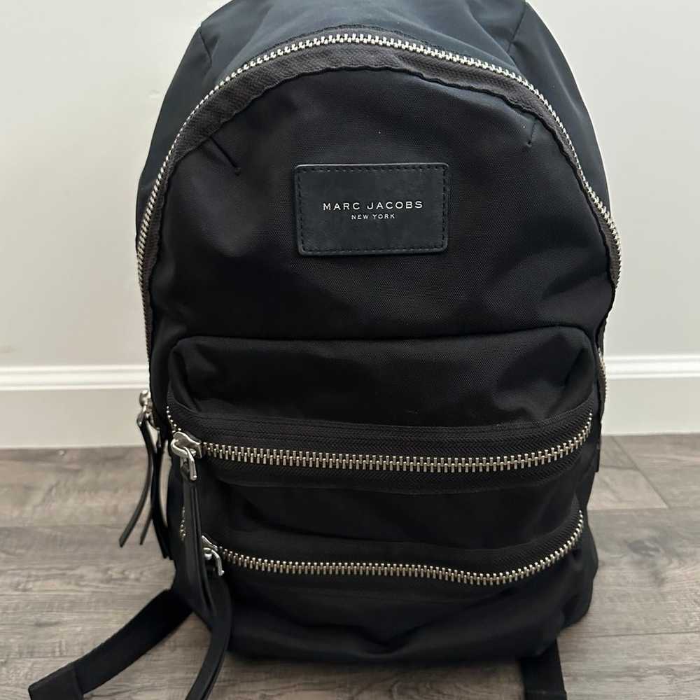 Marc Jacobs Mini Biker Nylon Black Backpack - image 1