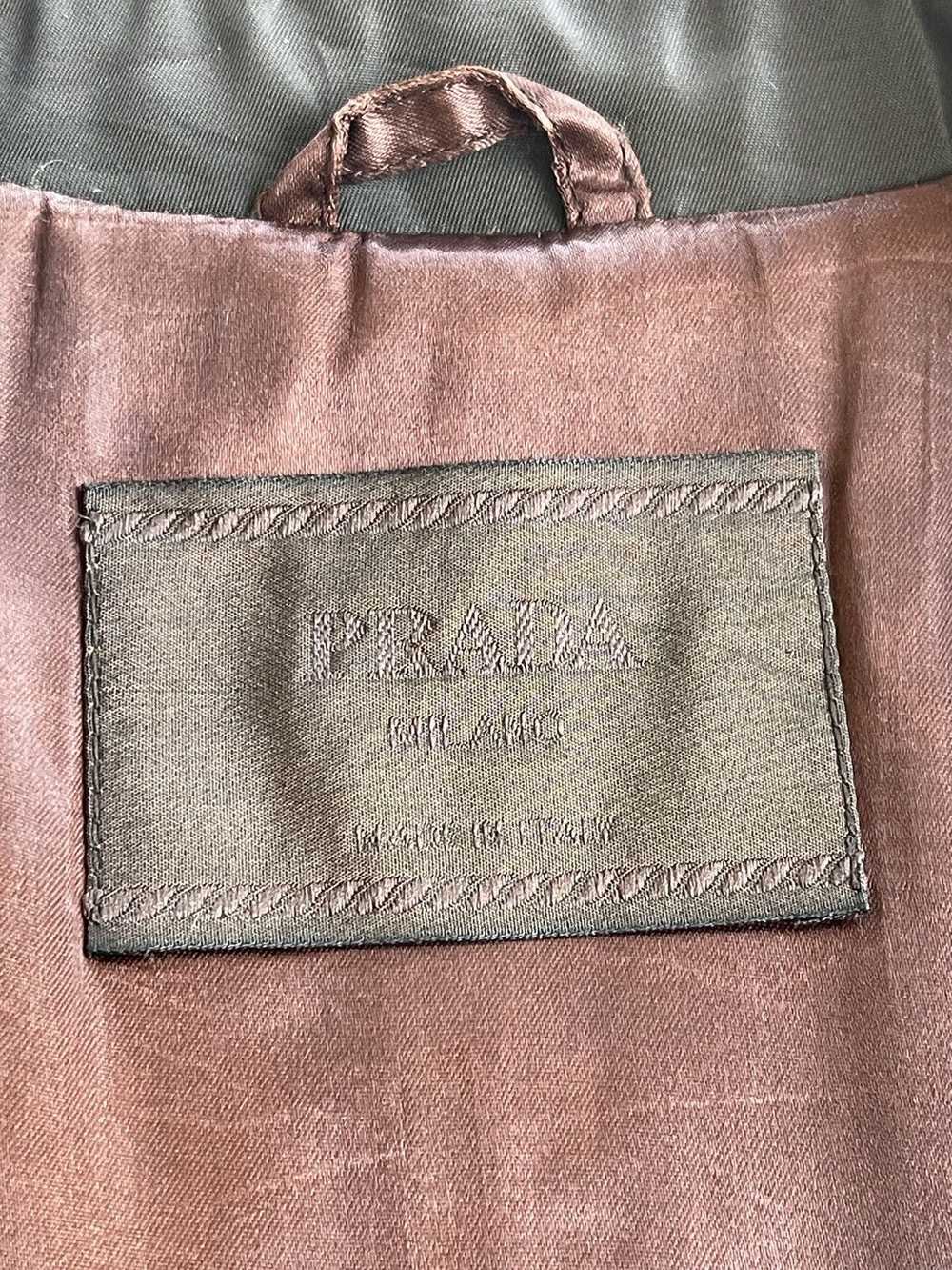 Prada Vintage Prada Belted Nylon Jacket - image 11
