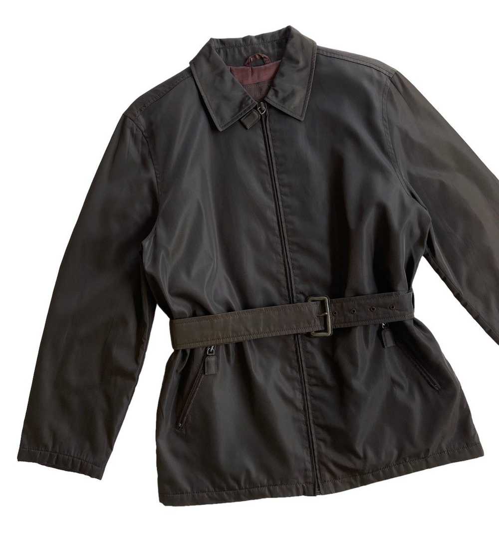 Prada Vintage Prada Belted Nylon Jacket - image 7