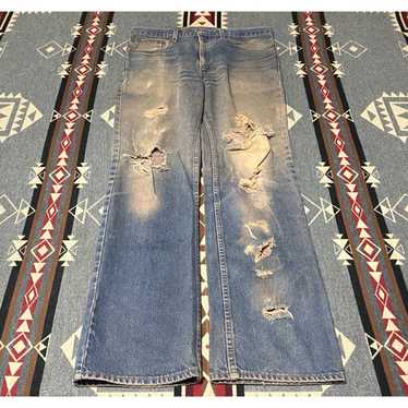 Levi's Levis 517 Jeans Mens 34x31 Blue Denim Boot… - image 1